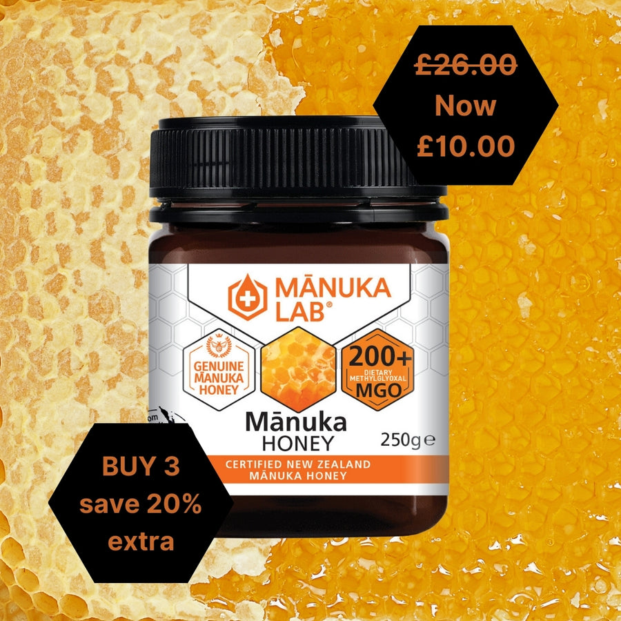 Mānuka Honey 200+ MGO 250G EXPIRES 17/06/2025