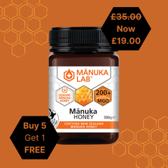 Mānuka Honey 200+ MGO 500G EXPIRES 17/6/2025