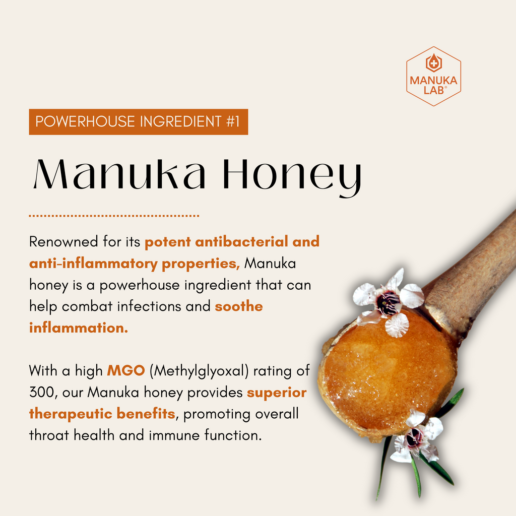 Manuka Honey Lozenges with Propolis - Manuka Lab UK