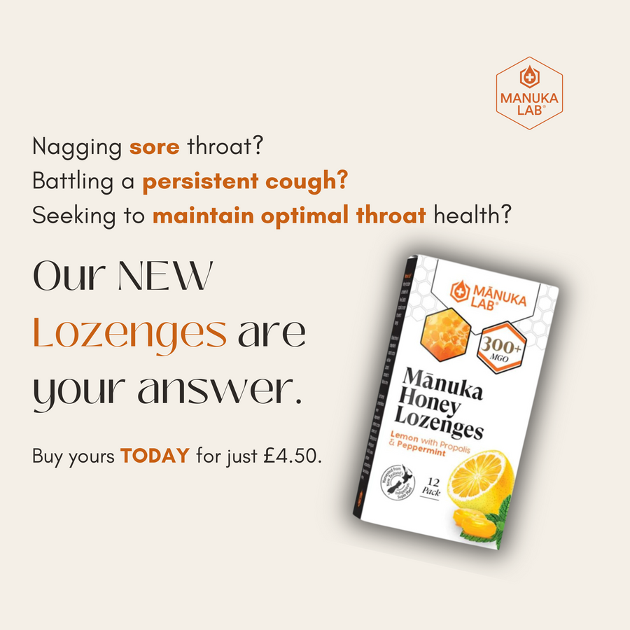 Manuka Honey Lozenges with Propolis - Manuka Lab UK